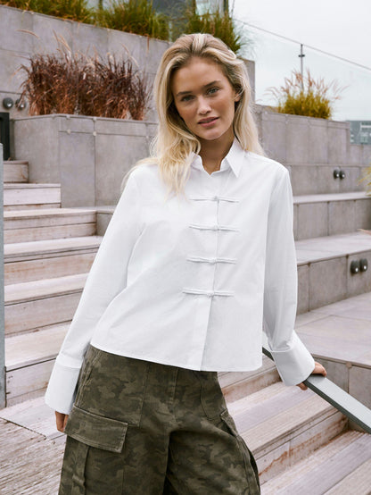 Cam Poplin Shirt Off White Neo Noir