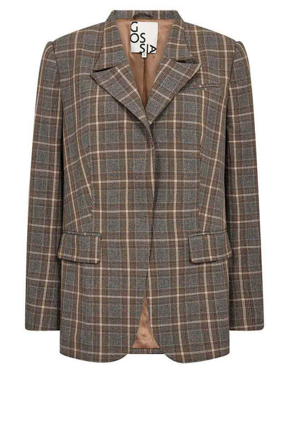 ElliGO Blazer Brown Checks Gossia