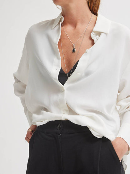 Daily Shirt Soft Modal White A Part of the Art