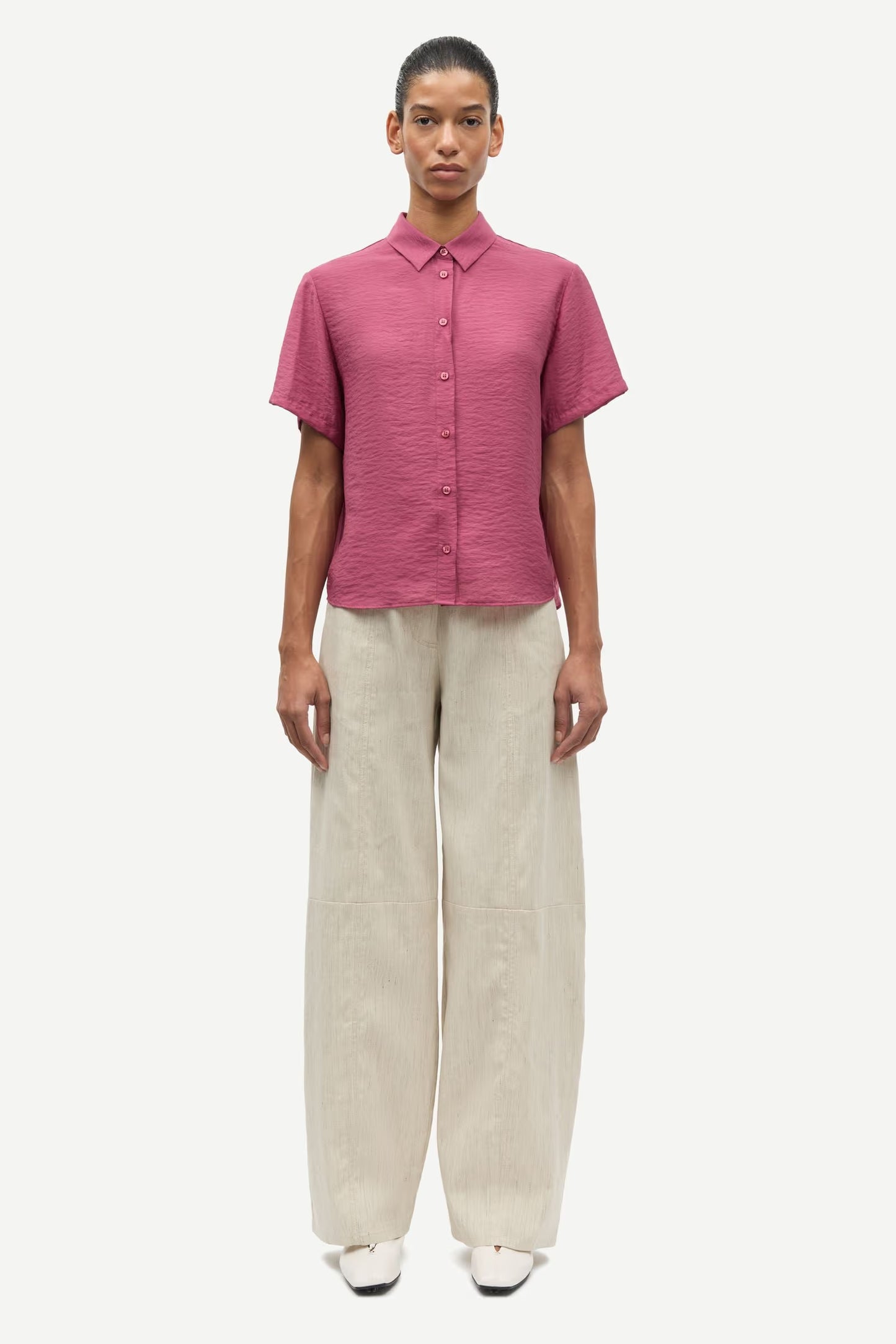 Saminna SS Shirt 15754 Dry Rose Samsoe Samsoe