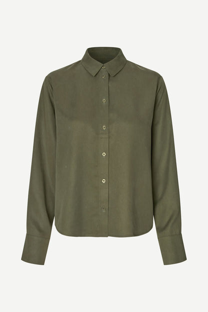 Samina LS Shirt 14028 Forest Night Samsoe Samsoe