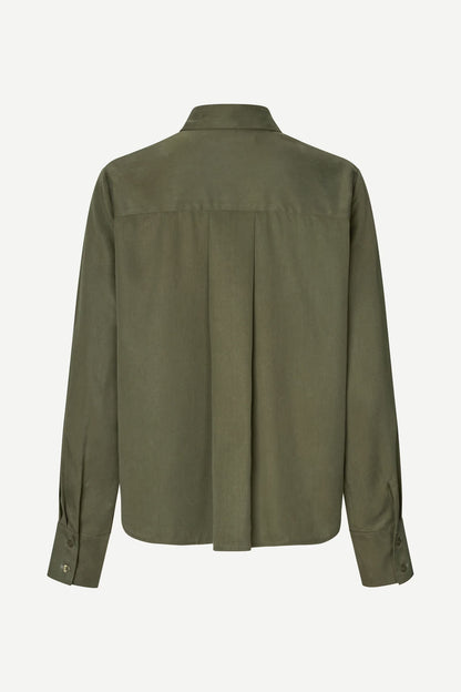 Samina LS Shirt 14028 Forest Night Samsoe Samsoe