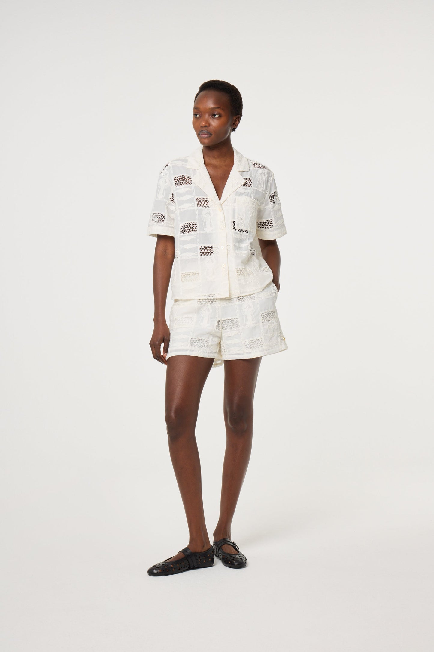 Farida Blouse Cosy White Fabienne Chapot