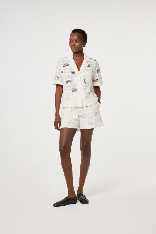 Farida Blouse Cosy White Fabienne Chapot