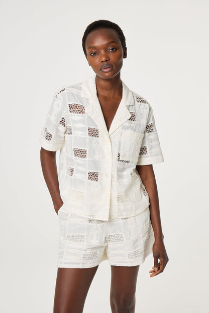 Farida Blouse Cosy White Fabienne Chapot