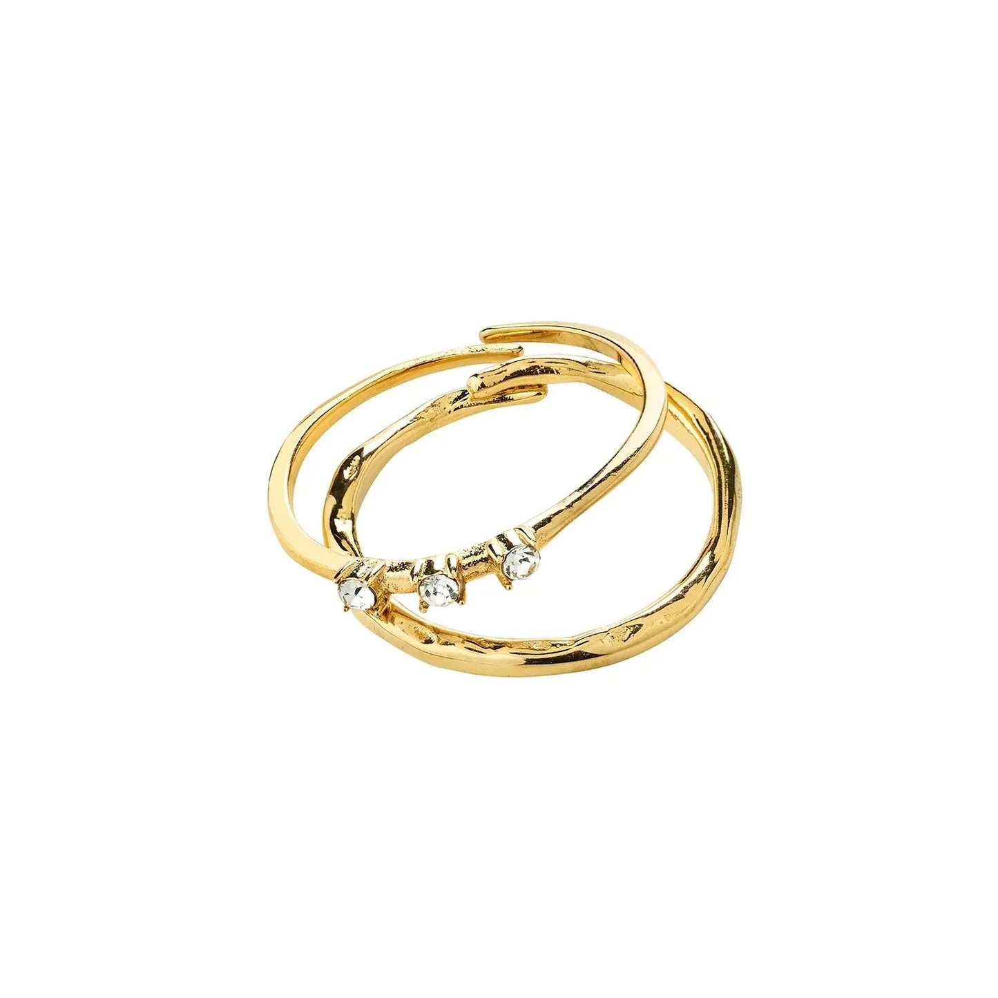 Ivarin Rings 2-in-1 set Gold Pilgrim