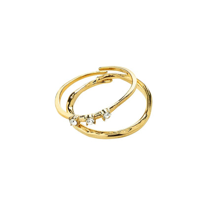 Ivarin Rings 2-in-1 set Gold Pilgrim
