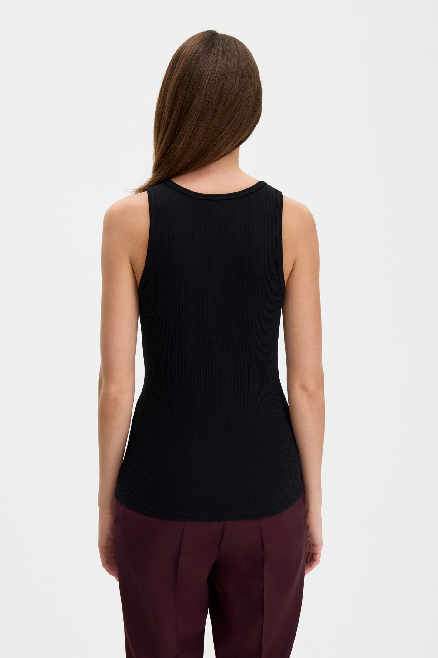 Fine Rib Tank Black Filippa K