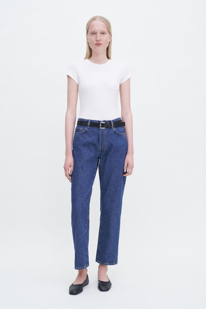 Fine Rib Tee White Filippa K