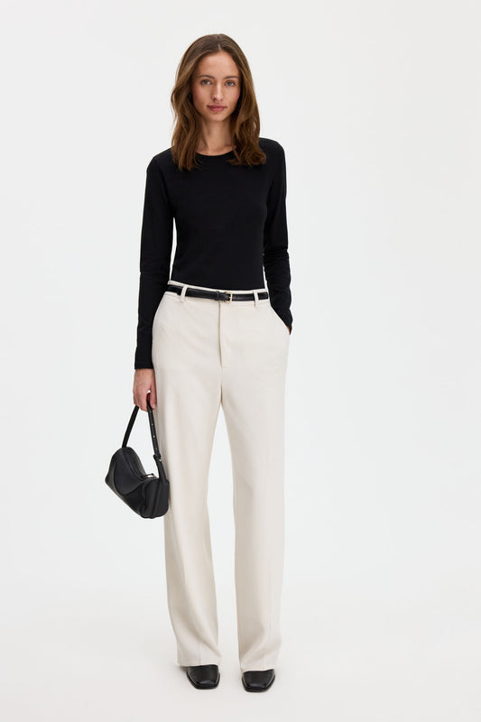 Cotton Stretch Long Sleeve Black Filippa K