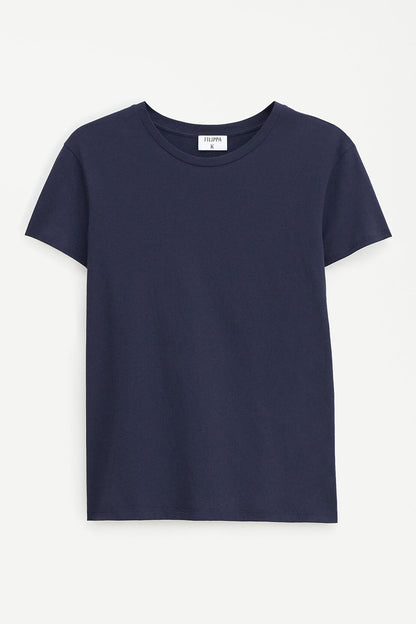 Soft Cotton Tee Navy Filippa K
