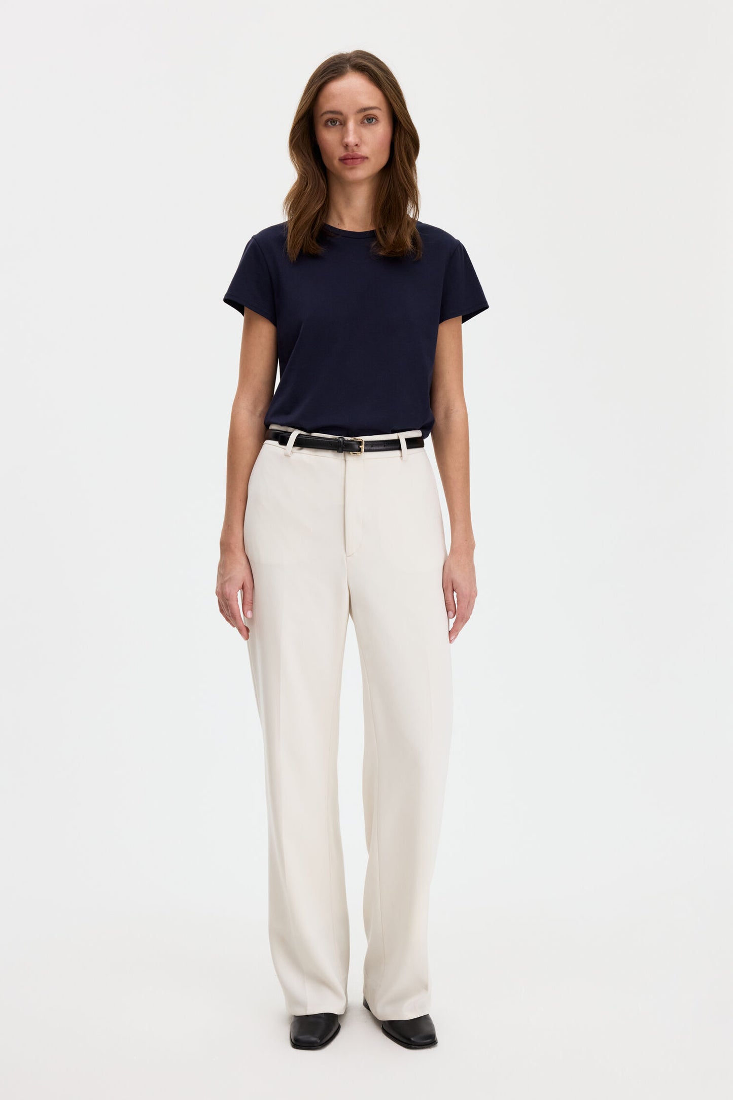 Soft Cotton Tee Navy Filippa K