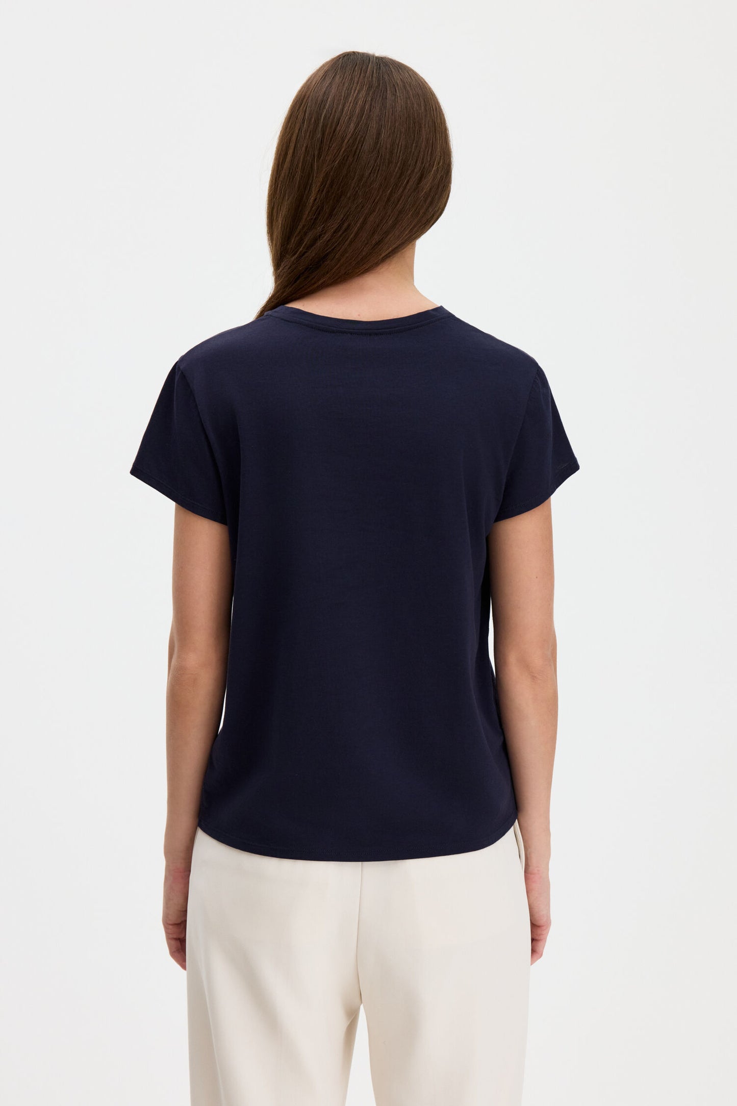 Soft Cotton Tee Navy Filippa K