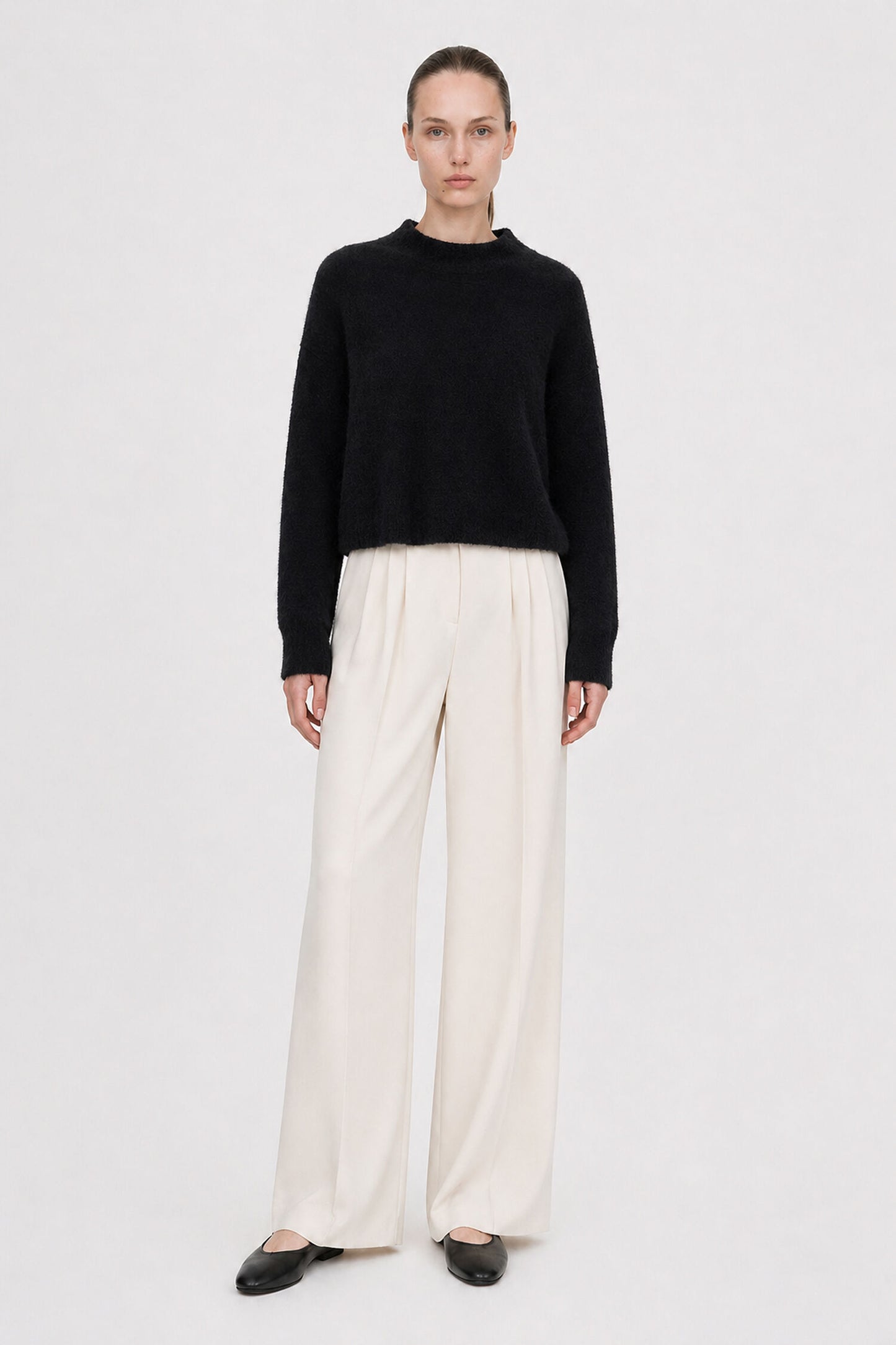 Mika Yak Funnelneck Sweater Black Filippa K