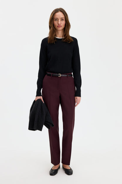 Merino R-Neck Sweater Black Filippa K