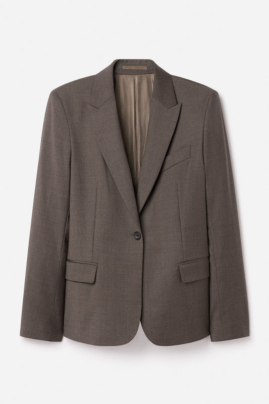 Sasha Cool Wool Blazer Driftwood Filippa K