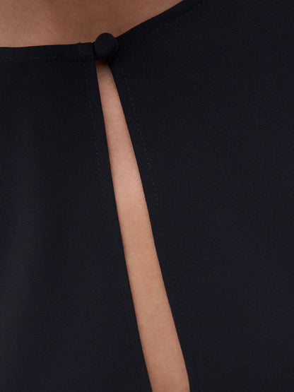 Frill Sleeve Top Black Filippa K