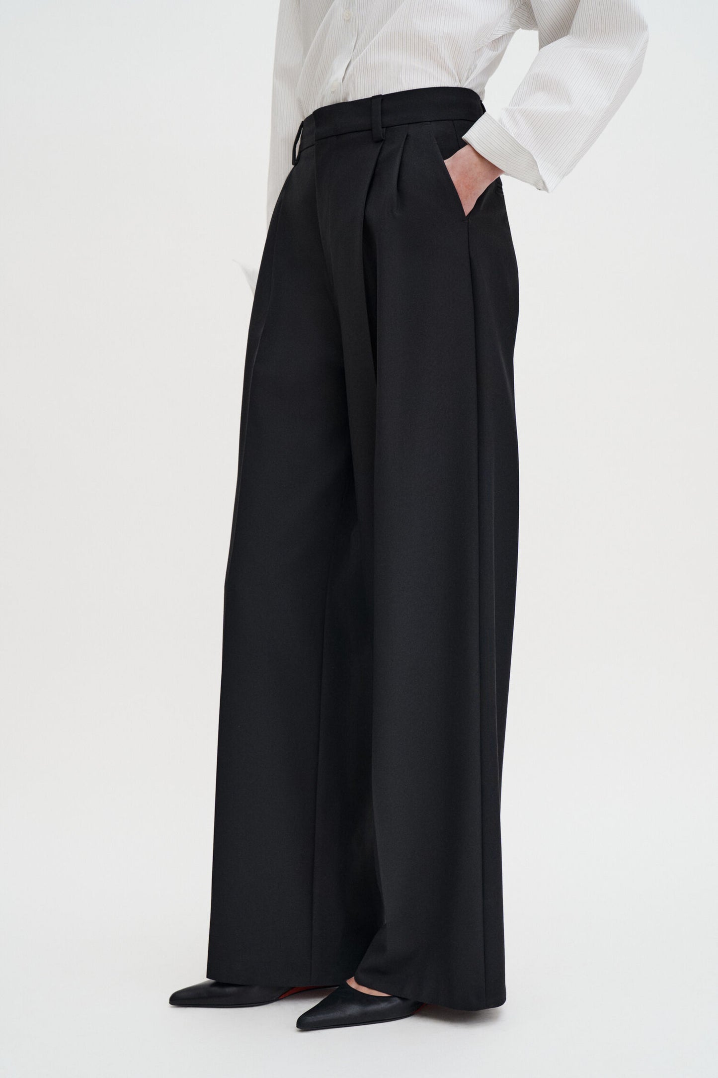 Darcey Wool Trousers Black Filippa K