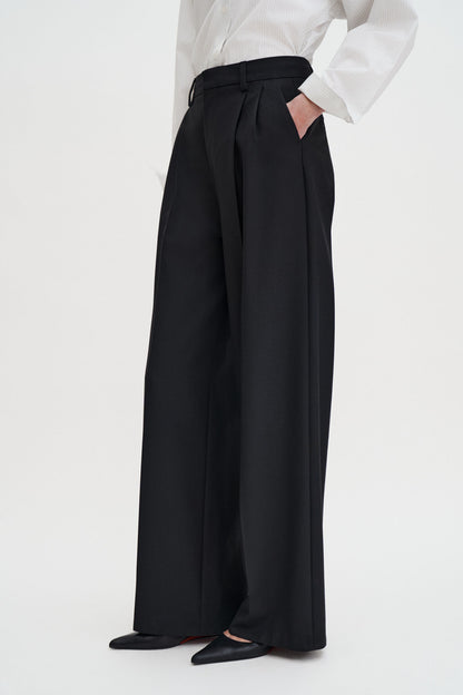 Darcey Wool Trousers Black Filippa K