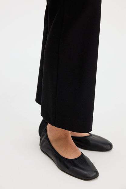 Flared Jersey Trousers Black Filippa K