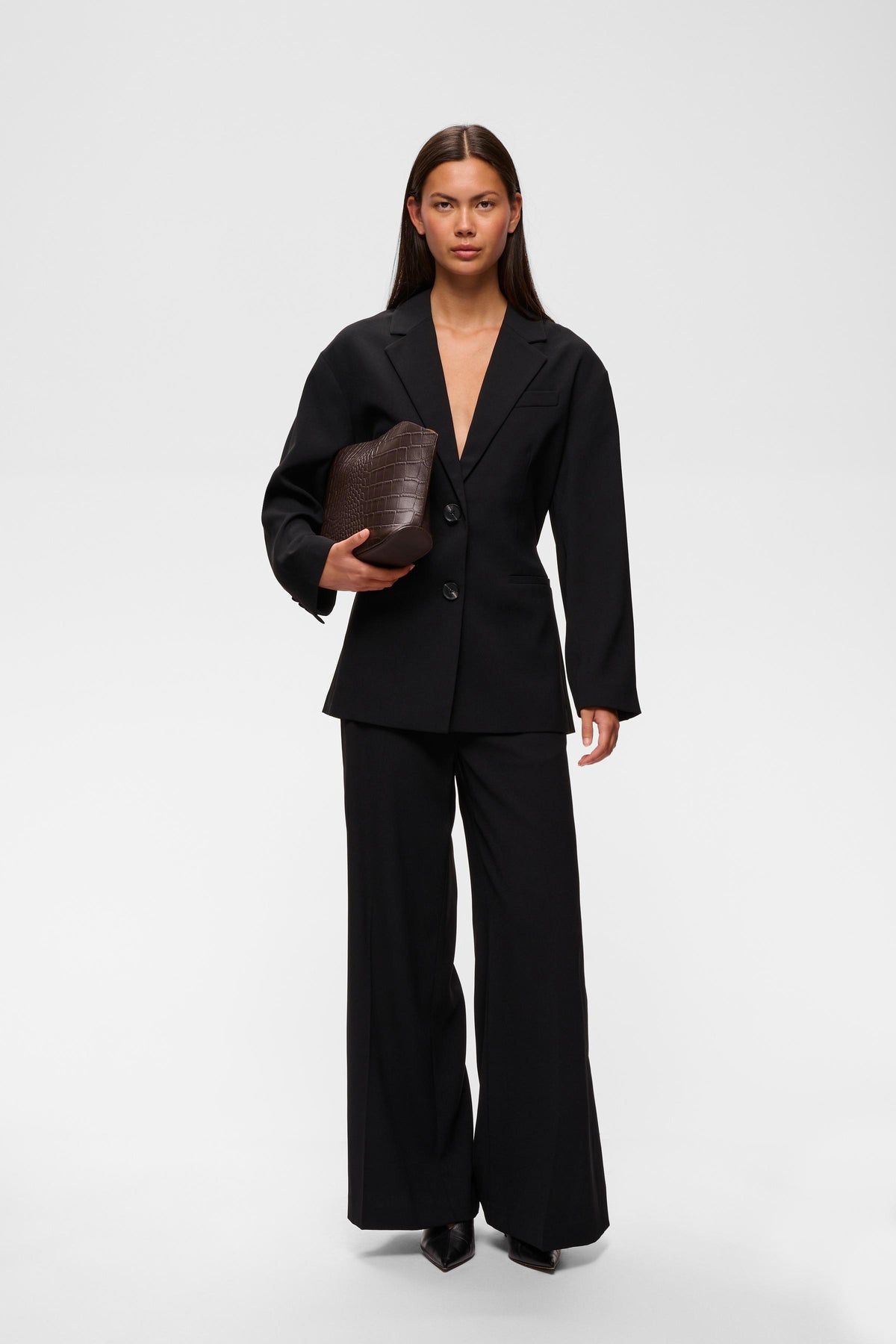 BriezIW Slit Pants Black InWear