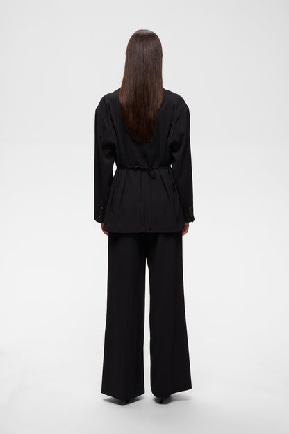 BriezIW Slit Pants Black InWear