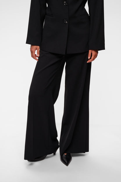 BriezIW Slit Pants Black InWear
