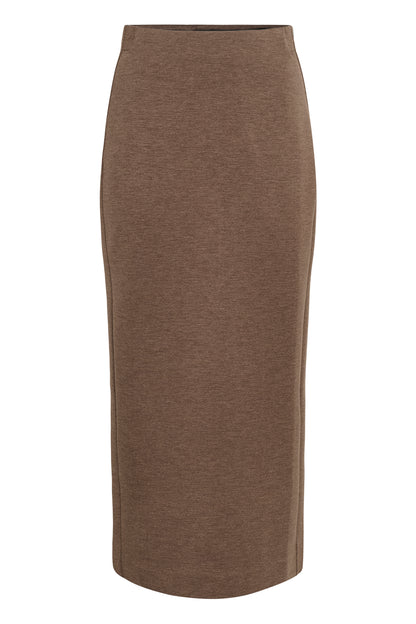 AidaIW Melange Skirt Coffee Quartz Mel InWear