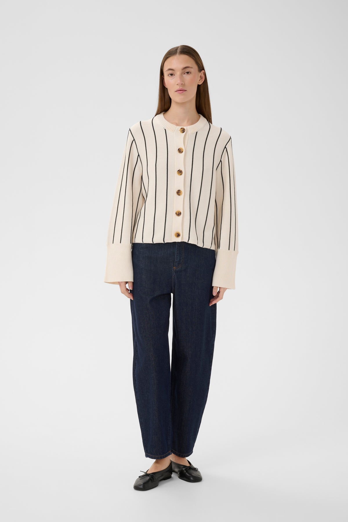 KarfinaIW Barrel Jeans Dark Blue Denim InWear