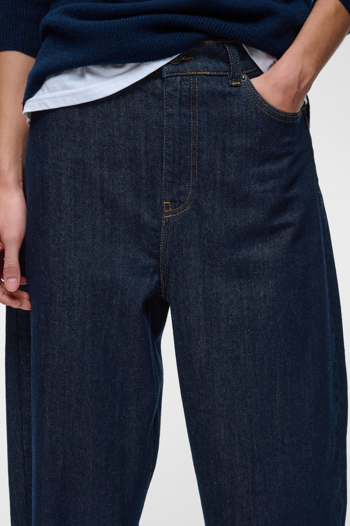 KarfinaIW Barrel Jeans Dark Blue Denim InWear
