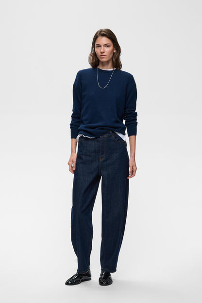 KarfinaIW Barrel Jeans Dark Blue Denim InWear