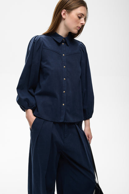 HessiIW Ballari Shirt Midnight Magic InWear