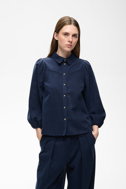 HessiIW Ballari Shirt Midnight Magic InWear