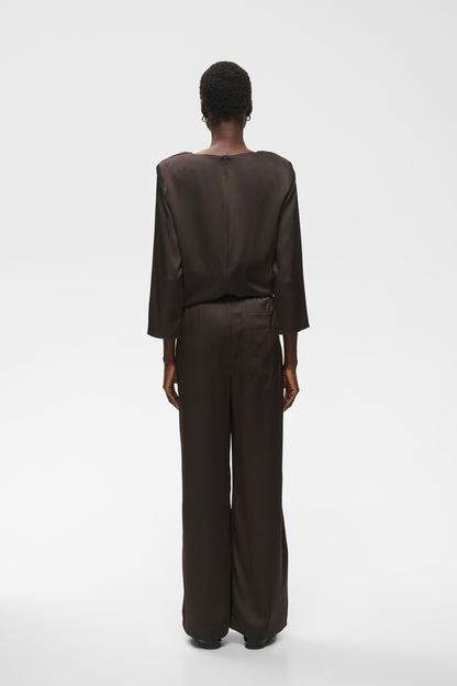 OliveIW Pant Chocolate Brown InWear