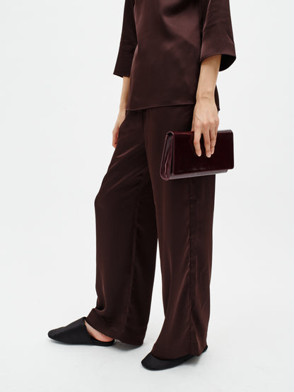 OliveIW Pant Chocolate Brown InWear