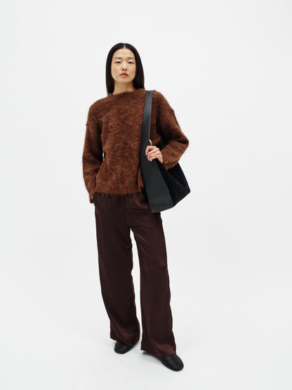 OliveIW Pant Chocolate Brown InWear