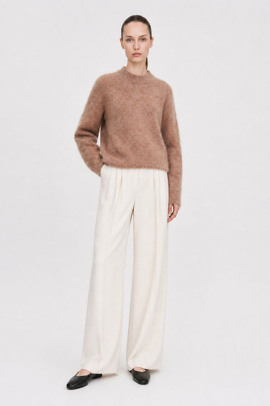 Fluffy Sweater Dark Beige Filippa K