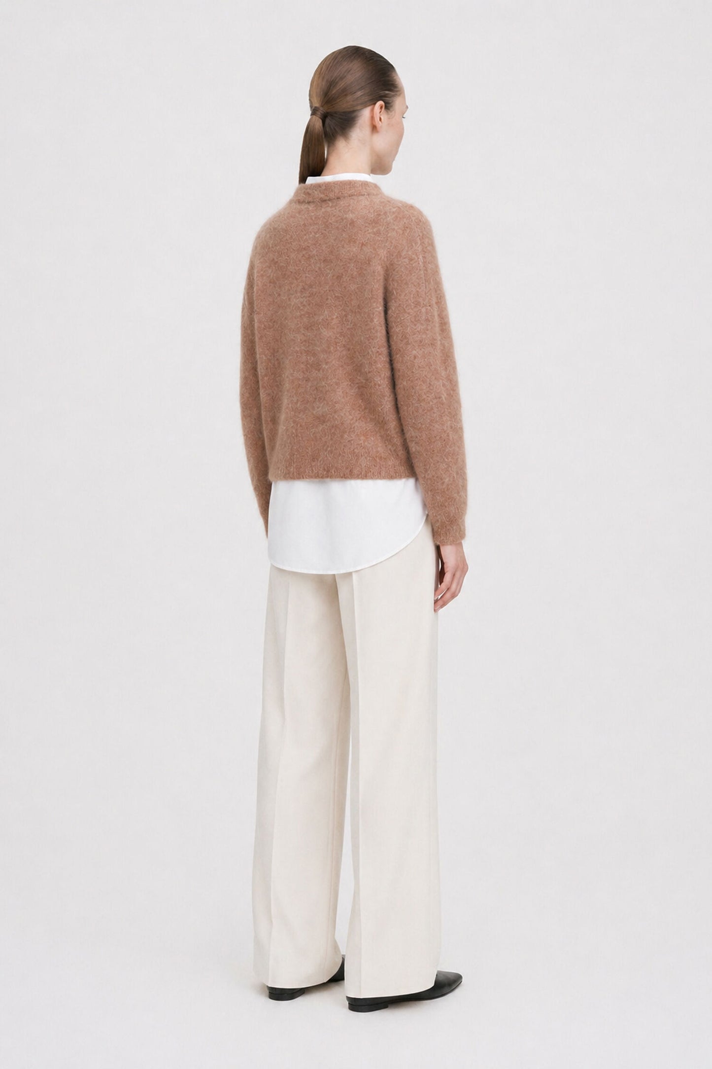 Fluffy Sweater Dark Beige Filippa K