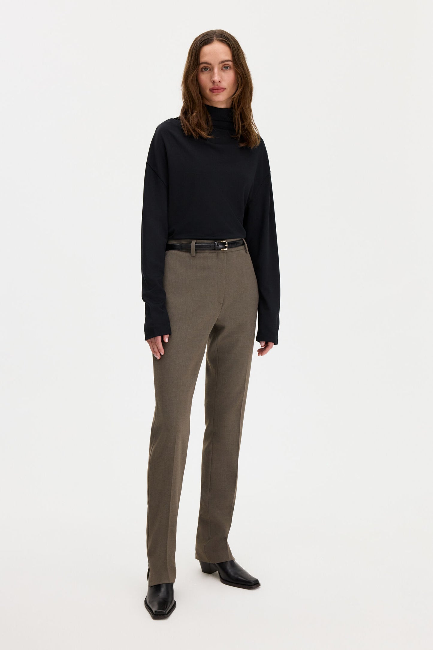 Twisted Neck Top Black Filippa K