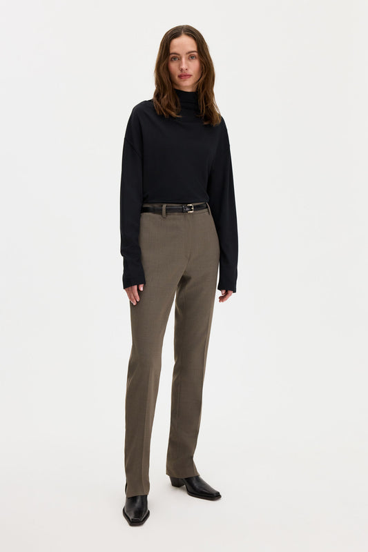 Twisted Neck Top Black Filippa K