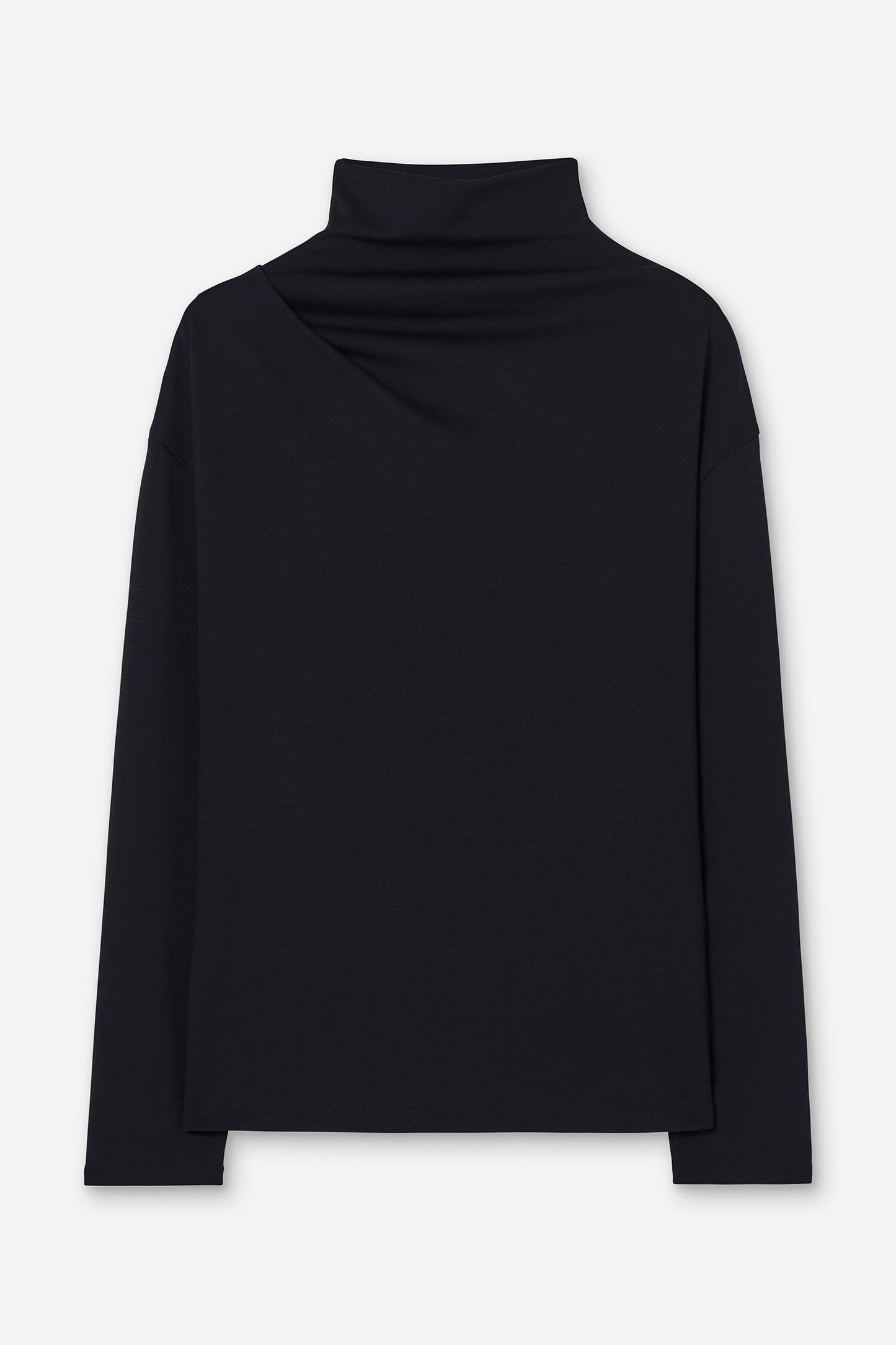 Twisted Neck Top Black Filippa K