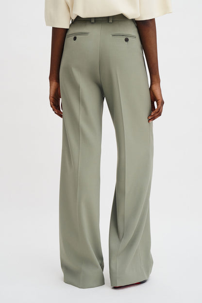 Darcey Wool Trousers Light Green Filippa K