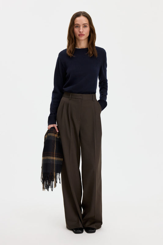 Soft Wool Crewneck Sweater Navy Filippa K
