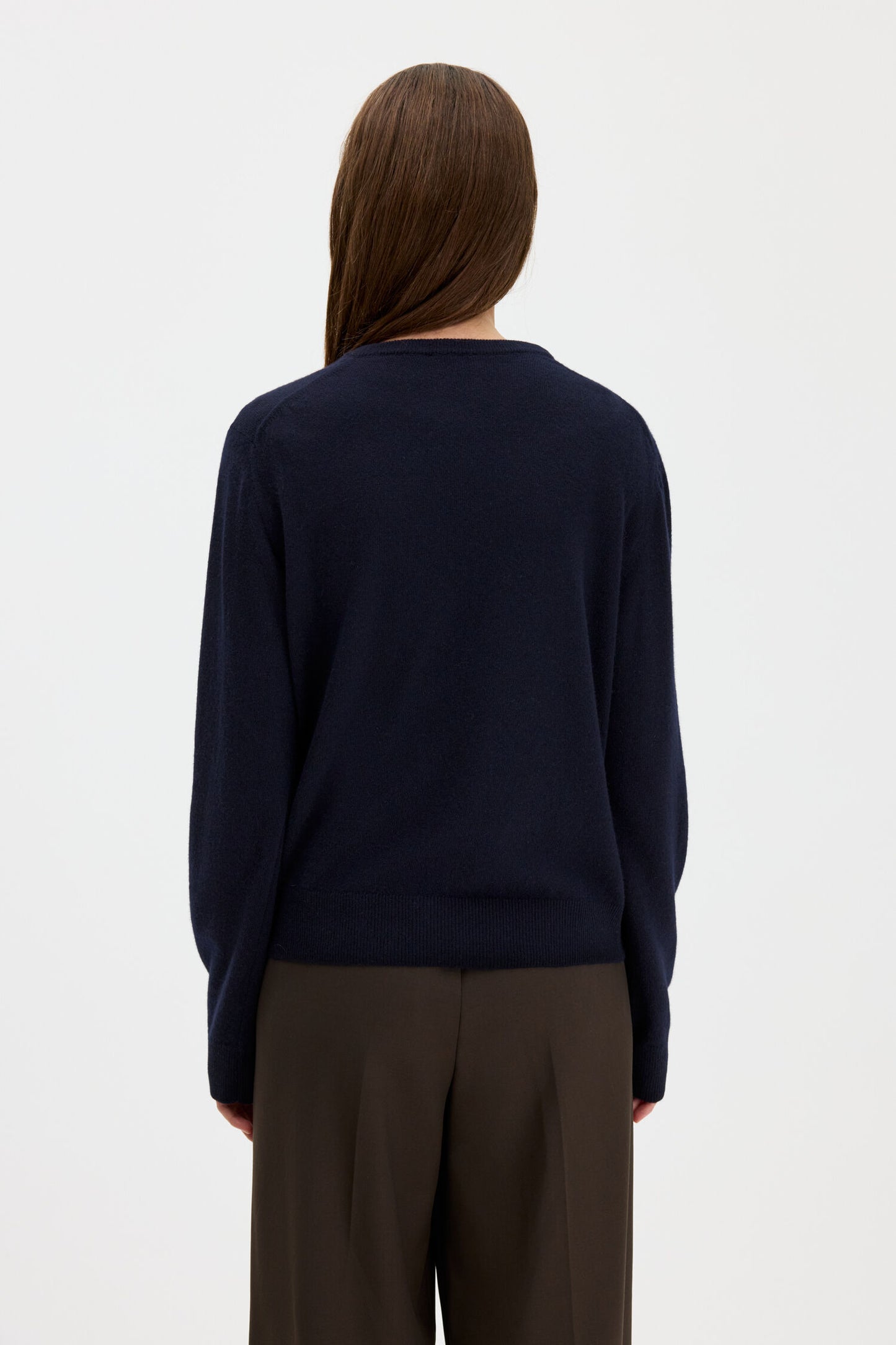Soft Wool Crewneck Sweater Navy Filippa K