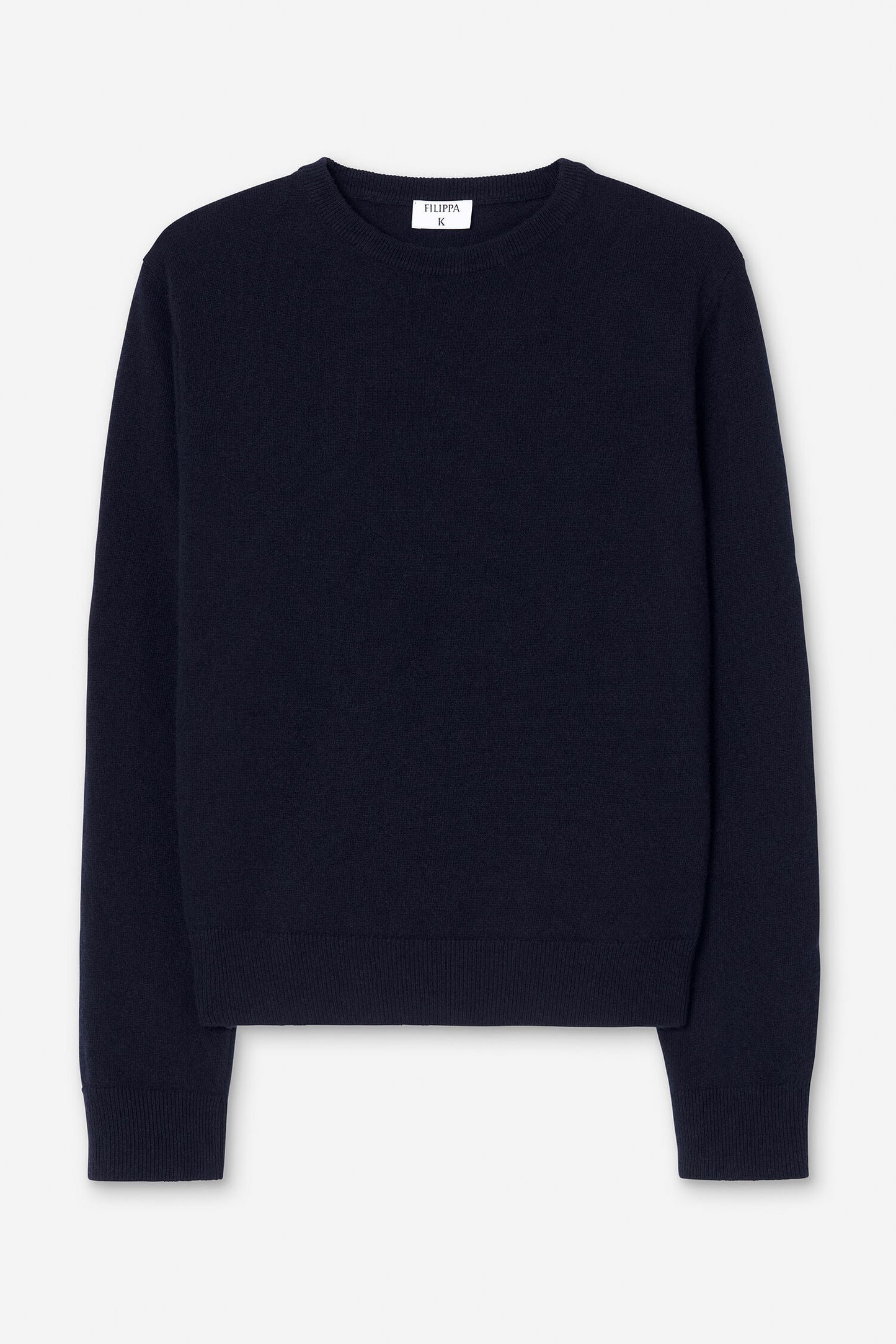 Soft Wool Crewneck Sweater Navy Filippa K