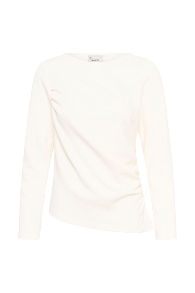 Helle Asymmetric Blouse Snow White My Essential Wardrobe