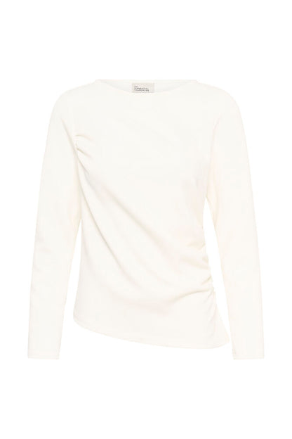 Helle Asymmetric Blouse Snow White My Essential Wardrobe