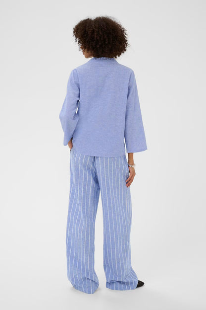 Arletty Blouse Powder Blue Culture