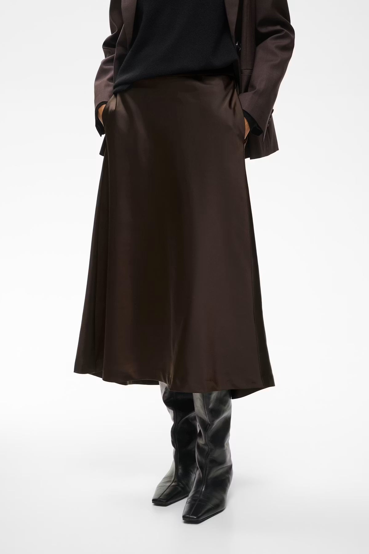 ZilkyIW Skirt Chocolate Brown InWear