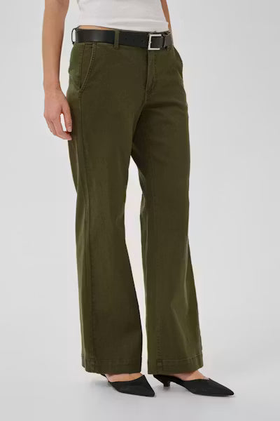 LaraMW 149 Pant Wide Olive Night My Essential Wardrobe